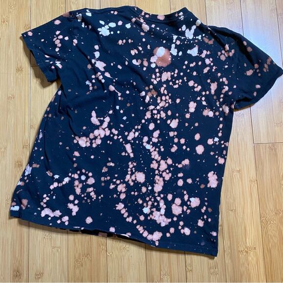 Guns N’ Roses Bleach Dyed Graphic Band Tee Size Large One of A Kind T-Shirt - Picture 2 of 6